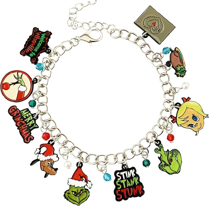 Grinch Charm bracelet