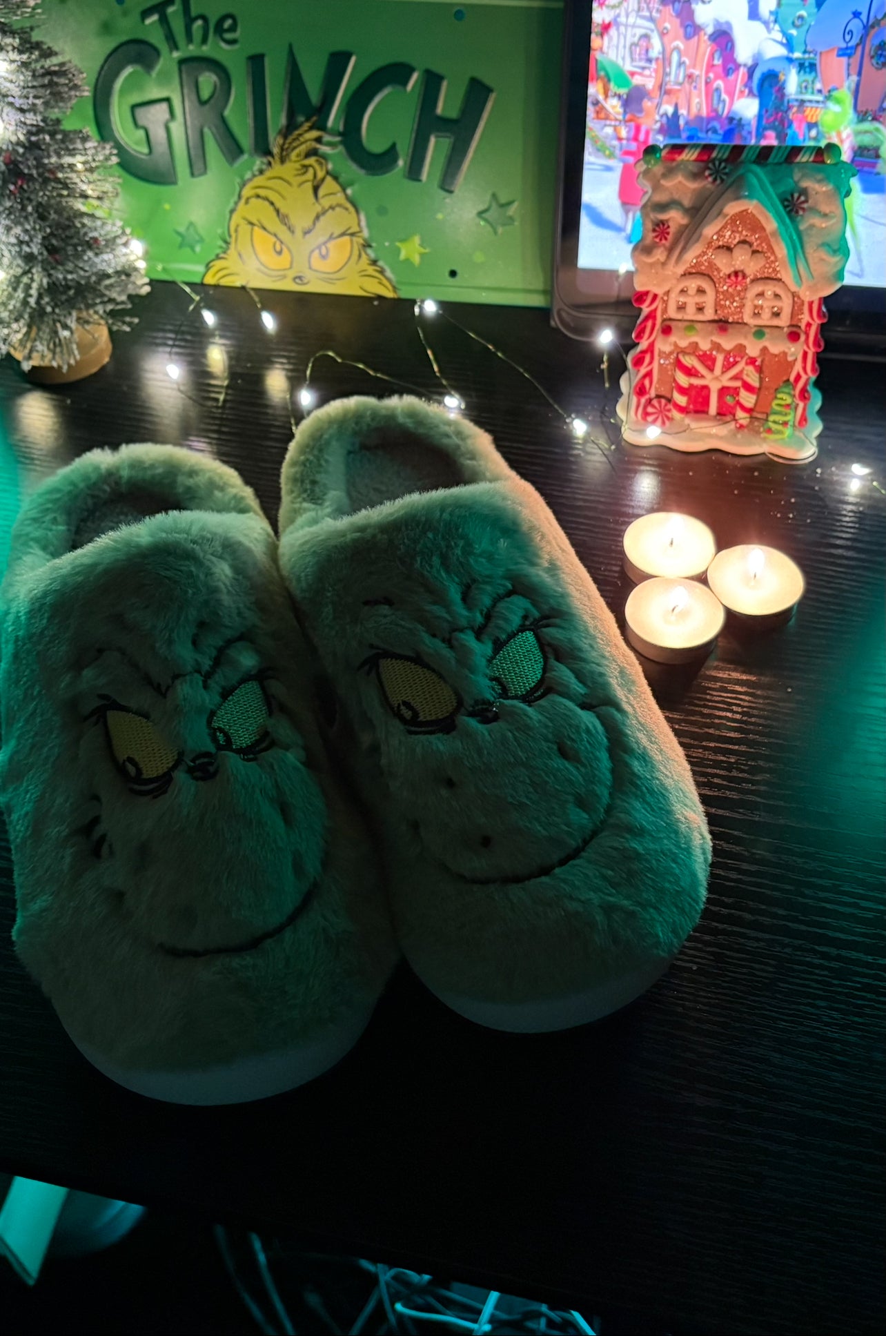 "Grinchers" Grinch Slippers